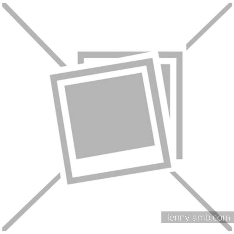 Sweat à capuche asymétrique - Noir avec Peacock's Tail - Pitch Black - taille M #babywearing